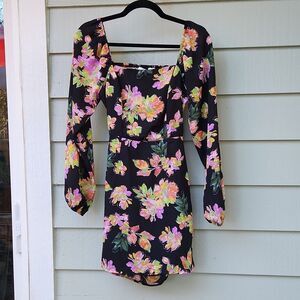 All in Favor Floral Long Sleeve Nordstrom Dress